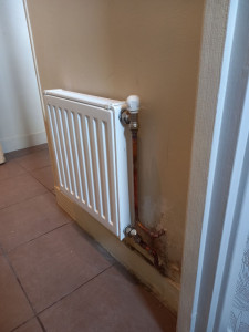 Photo de galerie - Remplacement d'un radiateur 