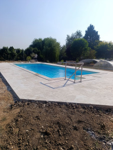 Photo de galerie - Carrelage piscine