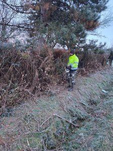 Photo de galerie - Préparation de terrain pour clôture 