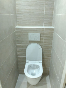 Photo de galerie - Pose wc suspendu 