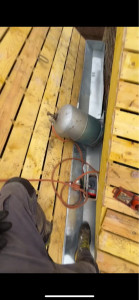 Photo de galerie - Pose de chêneau 