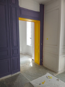 Photo de galerie - Première couche de peinture 