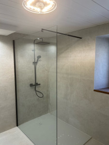 Photo de galerie - Rénovation complète salle de bain 