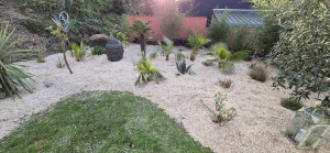 Photo de galerie - Parreterre après paillage myscanthus sur demande 