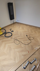 Photo de galerie - Pose de parquet - Revêtement de sol