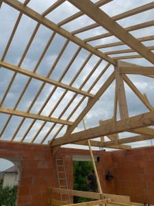 Photo de galerie - Charpente maison individuelle 