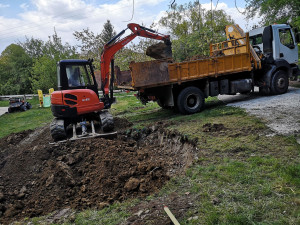 Photo de galerie - Terrassement en vue d'installer une serre semi-enterrée