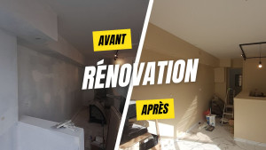 Photo de galerie - Peinture sous couche et finition. 