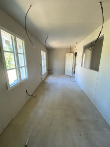 Photo de galerie - Réalisation bureau en placo plâtre 