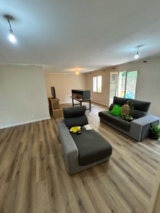 Photo de galerie - Pose parquet PVC
