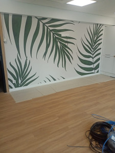 Photo de galerie - Pose papier peint