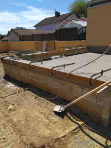 Photo de galerie - Terrasse et enduit des murs 