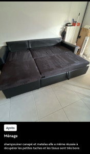 Photo de galerie - Nettoyage canapé, matelas en profondeur 