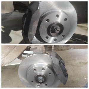 Photo de galerie - Remplacement Disques/Plaquettes de frein
