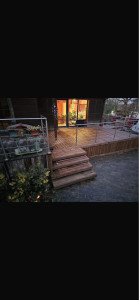 Photo de galerie - Remise en état et reconstruction d’une terrasse bois 