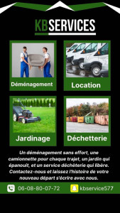 Photo de galerie - Bonjour voici mes principaux services 