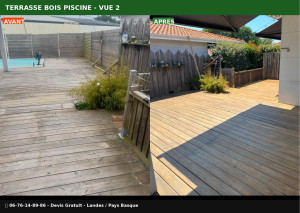 Photo de galerie - Nettoyage terrasse