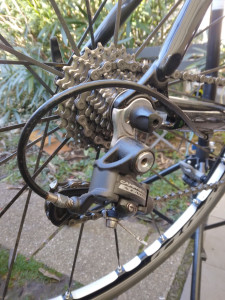 Photo de galerie - Crevaison, changement de rayons .