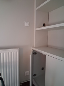 Photo de galerie - Deplacement interrupteur et prise electrique
