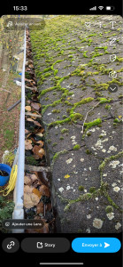 Photo de galerie - Nettoyage des gouttières 