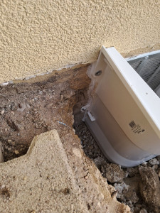 Photo de galerie - Pose de  ventilation  
