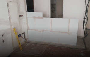 Photo de galerie - Construction mur Carreaux de platre