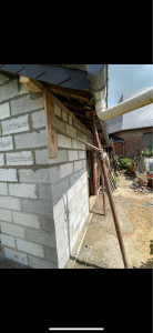 Photo de galerie - Réalisation d’un garage qui était près à tomber 