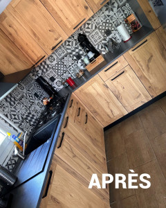 Photo de galerie - Cuisine remise en propre.