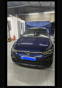 Photo de galerie - Peinture capot pare choc et latéral  