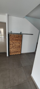 Photo de galerie - Creation porte metal coulissante 