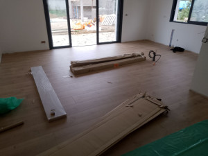 Photo de galerie - Pose de parquet avec sous-couche 