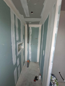 Photo de galerie - Pose de placo 