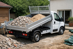 Photo de galerie - évacuation. gravât 