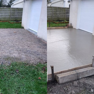 Photo de galerie - Coulage de dalle bèton