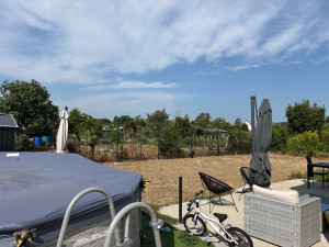 Photo de galerie - Pose de brise vue sur clôture rigide 