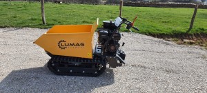 Photo de galerie - Mini dumper, mini transporteur, brouette à chenilles, capacité 500 kg