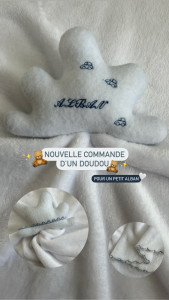 Photo de galerie - Création doudou de naissance