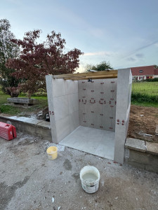 Photo de galerie - Création d’un local poubelle de A à Z