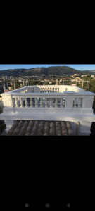 Photo de galerie - Remise complète du balcon en maçonnerie et peinture 