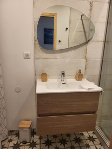 Photo de galerie - Salle d'bain propre avant de le mettre en location