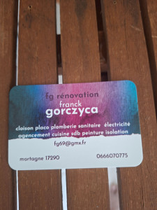 Photo de galerie - Carte de visite 