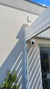 Photo de galerie - Installation de caméra solaire + paramétrage application dedié