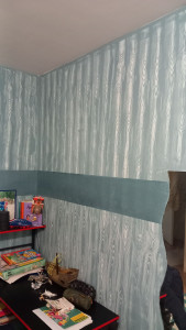 Photo de galerie - Peinture effet bois 