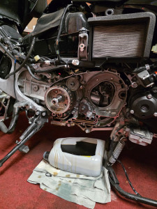 Photo de galerie - Remplacement Embrayage yamaha tmax 530