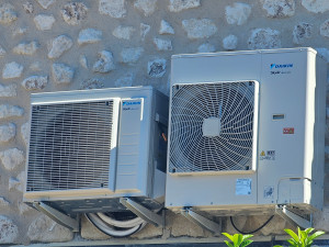 Photo de galerie - Installation  du Sistem de climatisation Gainable  14kw et 7 kw dans une villa 
