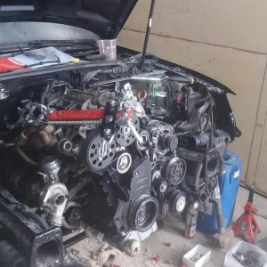 Photo de galerie - Changement de moteur plus distribution 