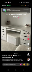 Photo de galerie - Montage coiffeuse 