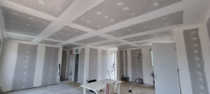 Photo de galerie - Pose de bandes et ponçage pour du 