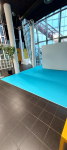 Photo de galerie - Revêtement de sol PVC posé avec profilé périphérique de finition