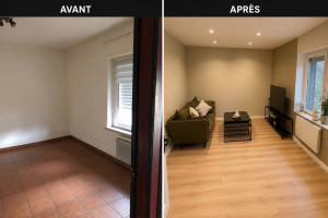 Photo de galerie - Pose de parquet 
